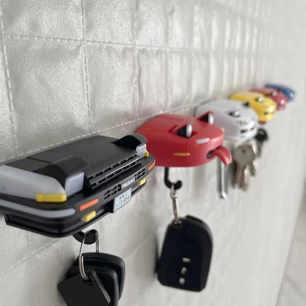 Car Shape Creative Interactive Keychain Holder