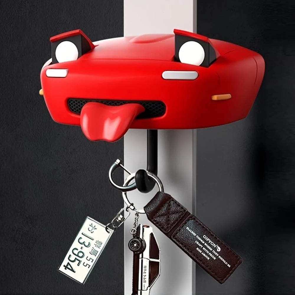 Car Shape Creative Interactive Keychain Holder