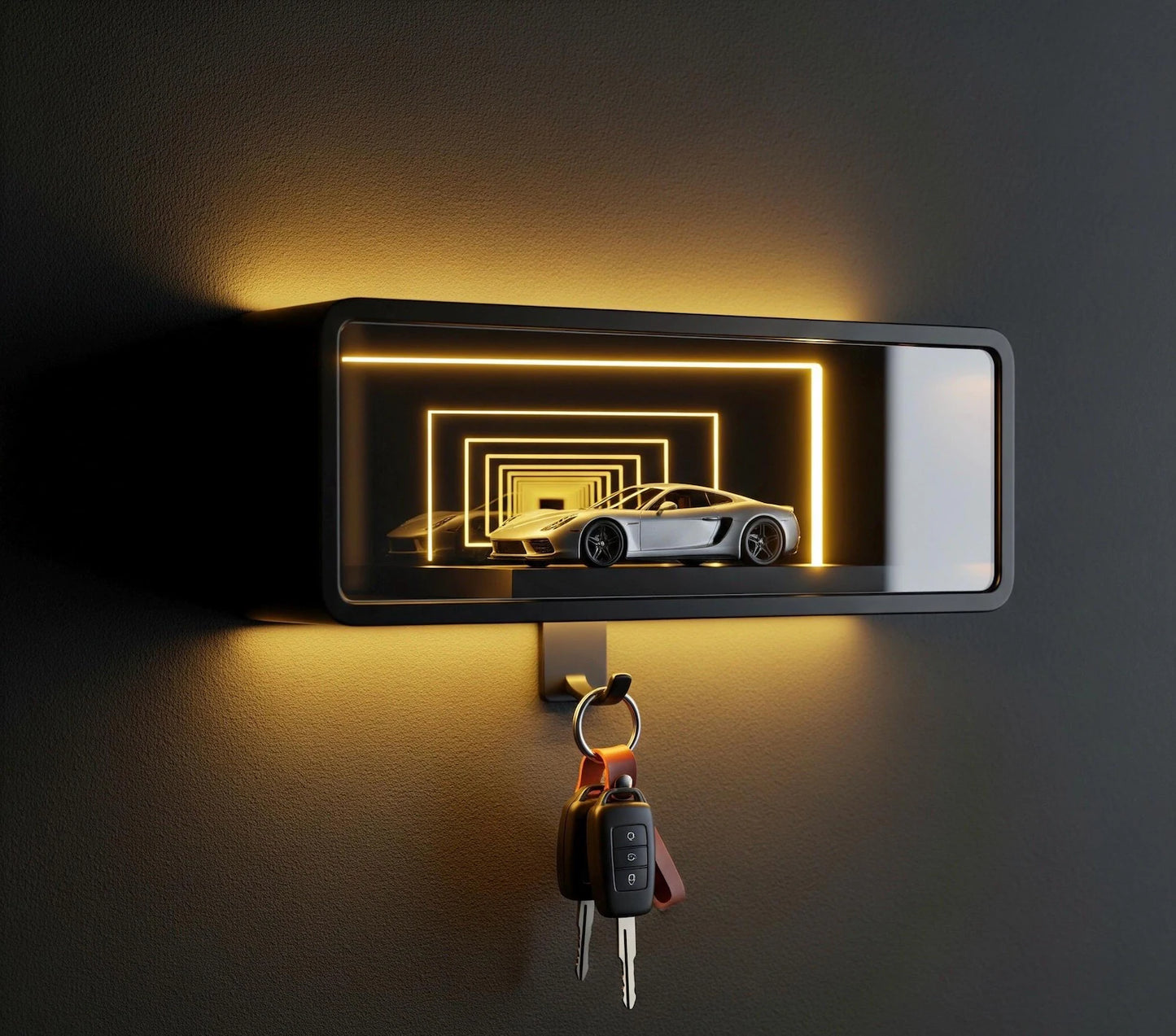 3D Wall-Mounted Garage KeyChain Hanger